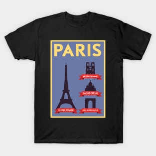 Paris Poster Design T-Shirt